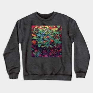 Tendrils- Fantasy Mixed Media Crewneck Sweatshirt